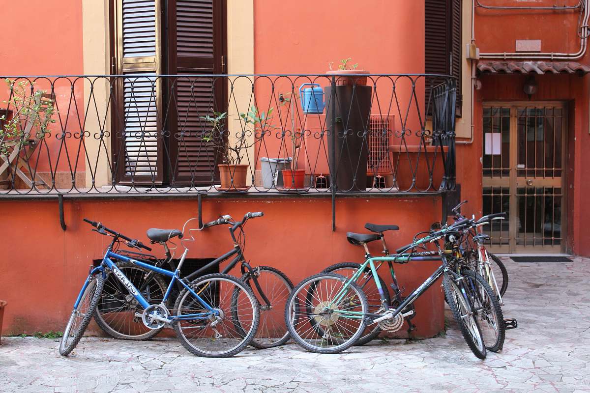 machine assorted-colro bicycles wheel